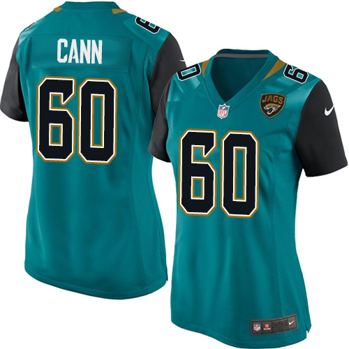 Women's Elite A. J. Cann Nike Jersey Teal Green Home - #60 NFL Jacksonville Jaguars